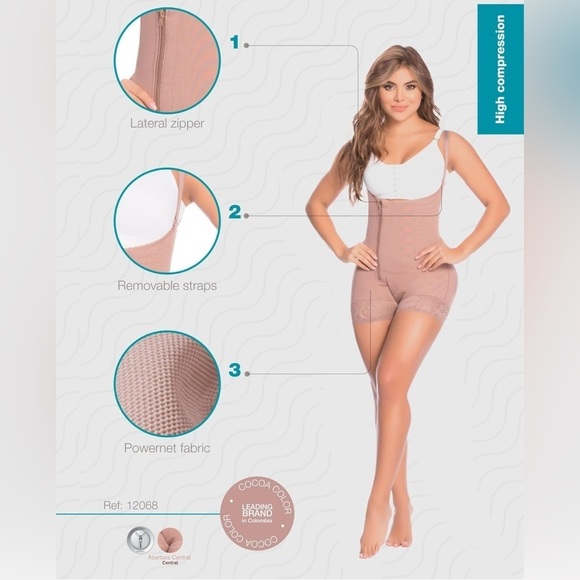 Delie Fajas Diseños de Prada Faja Colombiana Post-Surgical 3XL - Picture 3 of 9